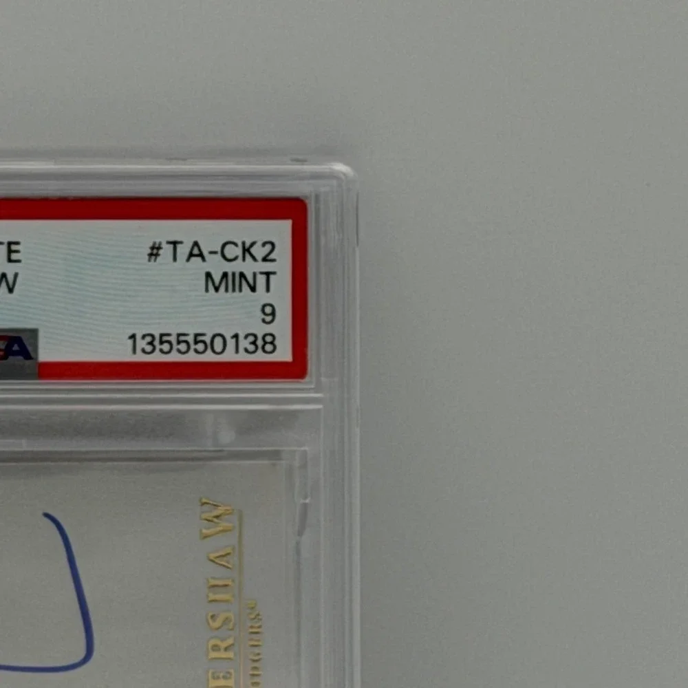 2013 Topps Tribute Clayton Kershaw Autographs #TA-CK2 PSA 9 Los Angeles Dodgers